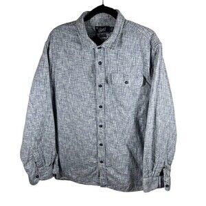 Grayers‎ Clothing Men’s 2XL Thick Flannel Solid Gray